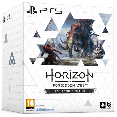 Horizon: Forbidden West  PS-5  C.E.  AT
Collector Edition  (auch PS-4)
AUSVERKAUFT