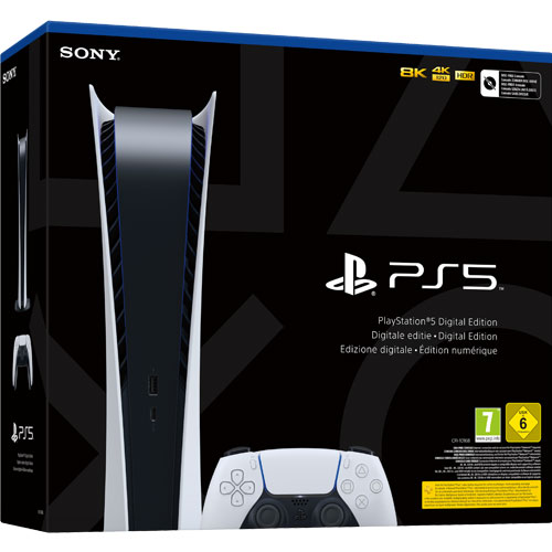 Sony PS5 Konsole   Digital Edition  B-Chassis
825 GB SSD  LT auf Anfrage/Vorbestellbar