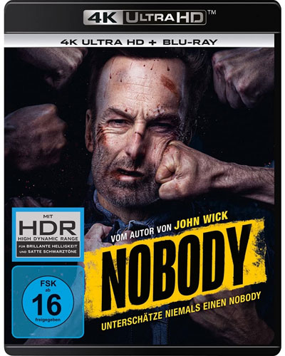 Nobody (UHD)  2Disc
Min: 92/DD5.1/WS  BR+UHD 4K