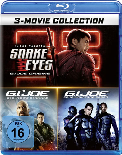 G.I. Joe  1-3 Movie Collection  (BR) 3Disc
Min: 363/DD5.1/WS