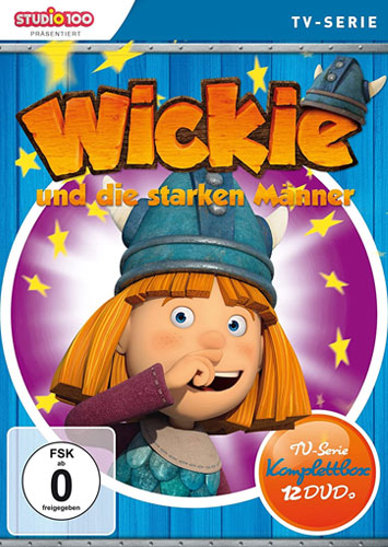 Wickie u.d.starken Männer Komplettbox (DVD) CGI 
CGI-Komplettbox, 12 DVDs
