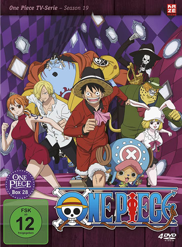 One Piece BOX 28 (DVD)  TV-Serie
(Episoden 829-853)  4Disc