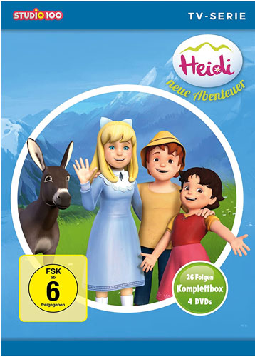 Heidi (CGI) - Staffel 2 - Komplettbox (DVD)
4Disc, 26-Episoden