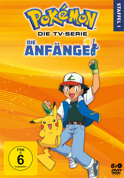 Pokemon  Staffel #1 (DVD) Die Anfänge 
Min: 1165/DD/WS   6Disc