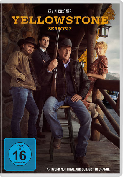 Yellowstone - Staffel 2 (DVD) 
10 Episoden auf 4 Discs