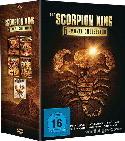 Scorpion King, The  5-Movie-Collection (DVD) 
5 Discs: Filme 1-5
