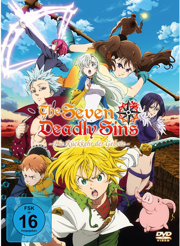 Seven Deadly Sins - Staffel 2 (DVD) Set 
Die Rückkehr der Gebote, Komplettset Vol.1-4