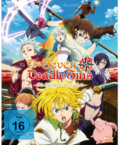 Seven Deadly Sins - Staffel 2 (BR) Set 
Die Rückkehr der Gebote, Komplettset Vol.1-4