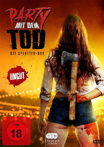 Party mit dem Tod  BOX (DVD) 3DVD -uncut-
Splatter-Collection, 3Filme
