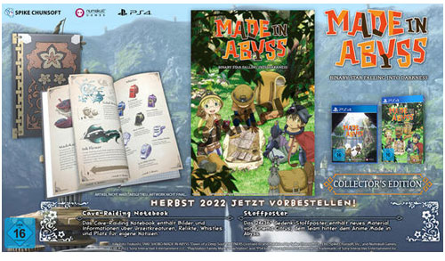Made in Abyss  PS-4 C.E.
Collectors Edition