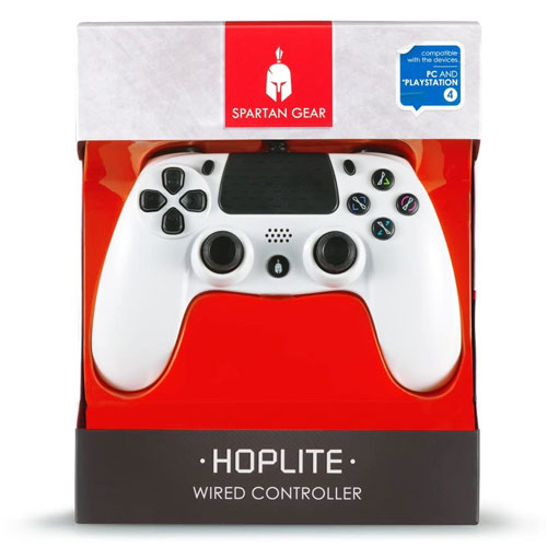 PS4 Controller Spartan Gear Hoplite wired white
kompatibel mit PC und PS-4