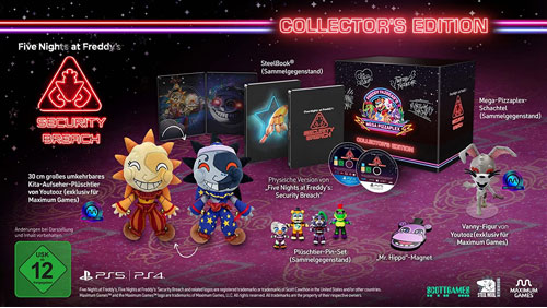 Five Nights at Freddys: Security Breach  PS-4 C.E.
Collectors Edition  limitiert