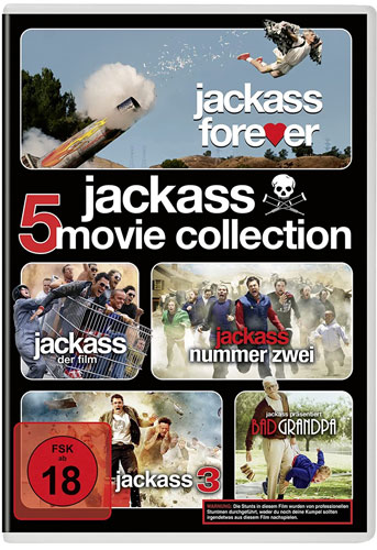Jackass  5er Movie Collection (DVD) 5Disc 
Min: 445/DD5.1/WS
