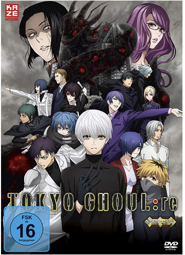 Tokyo Ghoul:re - Staffel 3  BOX #2 (DVD) 4Disc 
Gesamtausgabe - Box 2, Vol. 3.5-3.8