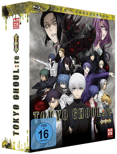 Tokyo Ghoul:re - Staffel 3  BOX #2 (BR) 4Disc 
Gesamtausgabe - Box 2, Vol. 3.5-3.8