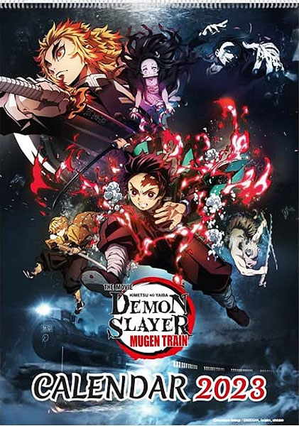 Wandkalender 2023 - Demon Slayer - The Movie 
Kimetsu no Yaiba - The Movie: Mugen Train