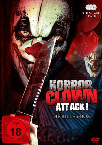 Horror Clown Attack - BOX (DVD) 3Disc 
3Filme