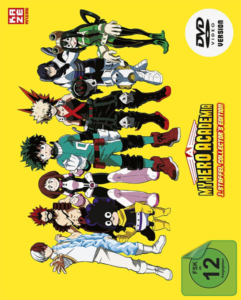 My Hero Academia - Staffel 1 Gesamtausg. (DVD) 
Collectors Edition, 3Disc