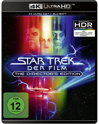 Star Trek 01 (UHD) Der Film -Directors Edition-
2Disc, 4K