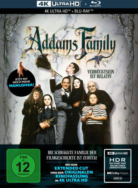 Addams Family (UHD+BR) LCE -Mediabook- 
Limited Collector's Edition, 2Disc