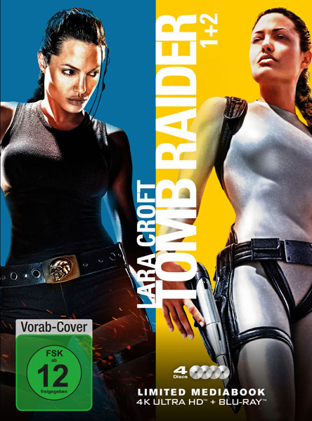 Lara Croft: Tomb Raider 1&2 (UHD) LE -MB-
Limited Mediabook, 4Disc, 4K