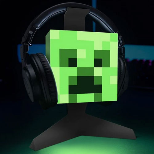 Merc LEUCHTE Minecraft Creeper Headset Stehlampe
Leuchte die gleichzeitig als Headsethalterung dient