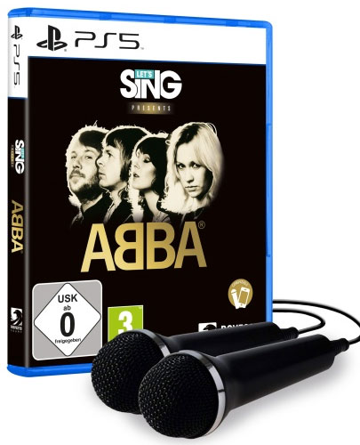 Lets Sing ABBA  PS-5 + 2 Mics