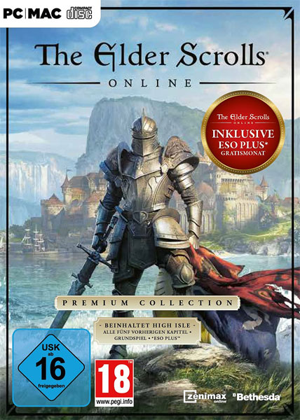 Elder Scrolls Onl.  PC  Premium Collection
inkl. 1 Monat ESO Plus