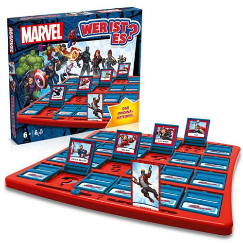 Merc  Brettspiel Wer ist es? Marvel