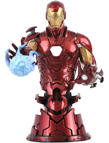 Merc Figur Iron Man Bust  15cm
PVC 15cm
Diamond Marvel Comic