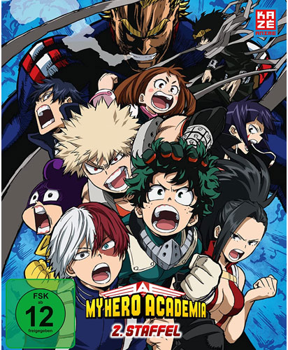 My Hero Academia - Staffel 2  GA  (BR) 5Disc 
Gesamtausgabe 01-38