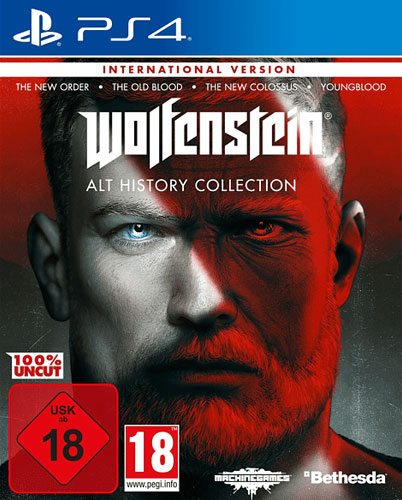 Wolfenstein  PS-4 Alternativwelt Coll.  UNCUT
Internationale Version
