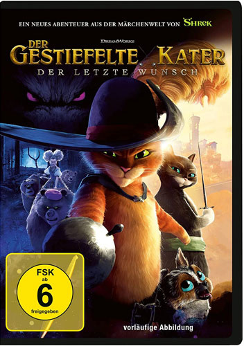 Gestiefelte Kater: Der letzte Wunsch (DVD) 
Min: 93/DD5.1/WS