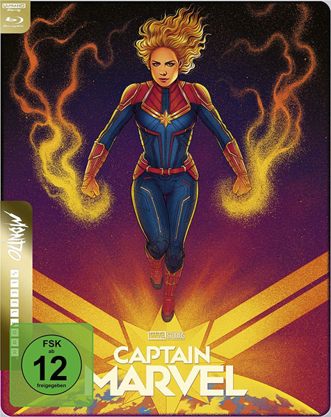 Captain Marvel (UHD+BR) LE -MSB- 
Min: 129/DD5.1/WS 4K, Mono Steelbook