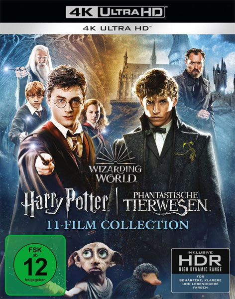 Wizarding World 11-Filme Collection (UHD) 4K 
11Disc, enthält nur 4K-UHDs, Replenishment