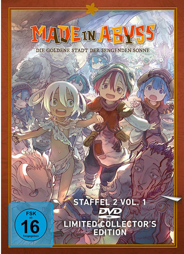 Made in Abyss - Staffel 2.1 (DVD) LCE 
Min: 136/DD5.1/WS Limited Collectors Edition