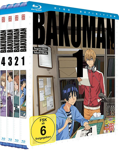 Bakuman - Staffel 1 (BR) GA 
Gesamtausgabe, Bundel 4Disc