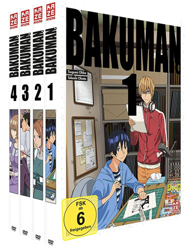 Bakuman - Staffel 1 (DVD) GA 
Gesamtausgabe, Bundel 4Disc