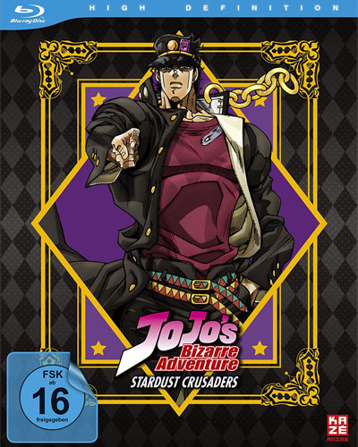 Jojos Bizarre Adventure Part 3 (BR) Bundle 
Stardust Crusaders - 2. Staffel, Gesamtausg. 8Disc