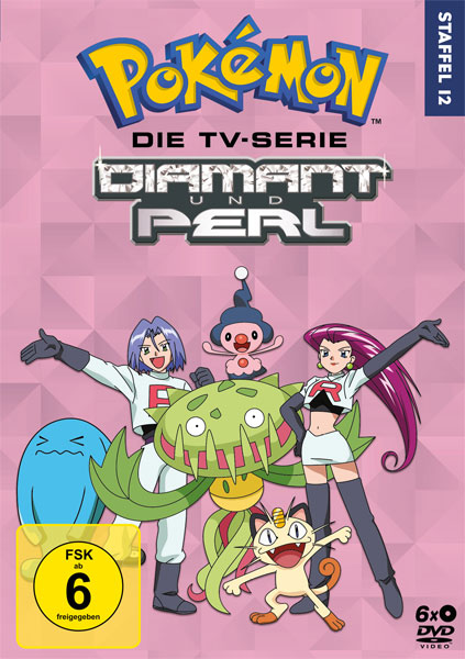 Pokemon  Staffel 12 (DVD) Diamant und Perl 
Min: 1000/DD/VB  6Disc