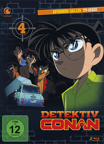 Detektiv Conan - TV Serie Box #4 (BR) 4Disc 
Min: 850/DD/WS Ep.109-129