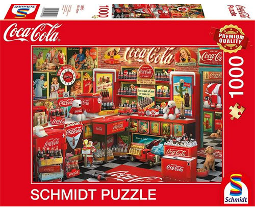 Merc  Puzzle Coca Cola Nostalgie  1000 Teile
1000 Teile