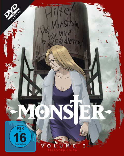 MONSTER - Volume 3 (DVD) LE -Steelbook-
2Disc, Ep. 25-36