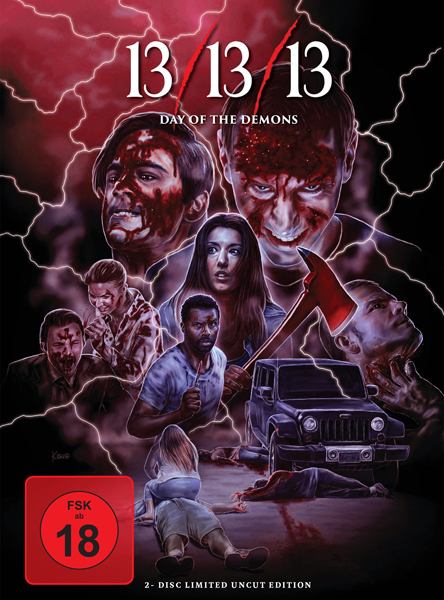 13/13/13 - Day of the Demons (BR+DVD) LE 
UNCUT - Limited Mediabook Edition, 2Disc, 500Stk.