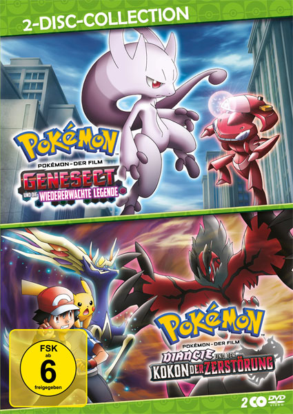 Pokemon - 2Disc Col.: Genesect / Diancie (DVD)  
Pokemon 16 / 17 Doppelbox