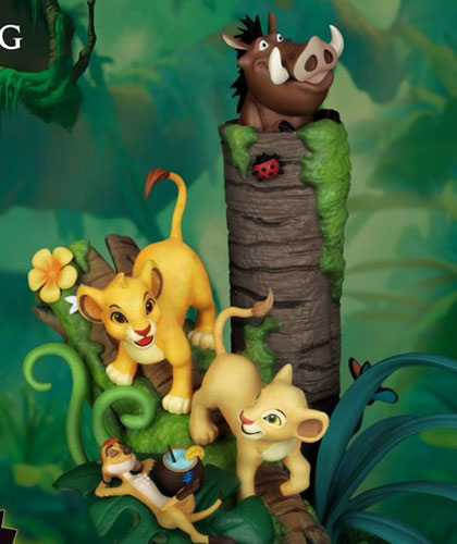 Merc Figur Disney Simba und Nala  15cm
 PVC 15cm
 Beast Kingdom D-Stage Disney Classic König der Löwen Diorama