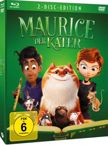 Maurice der Kater (BR+DVD) LE -Mediabook- 
Min: 94/DD5.1/WS 2Disc