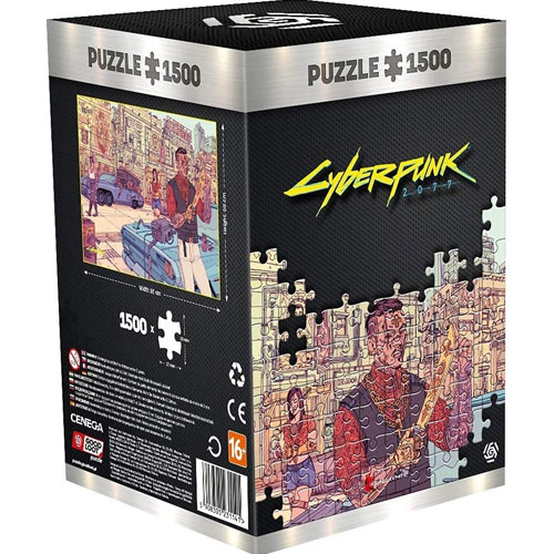 Merc  Puzzle Cyberpunk 2077 Valentinos  
 (1500 Teile)