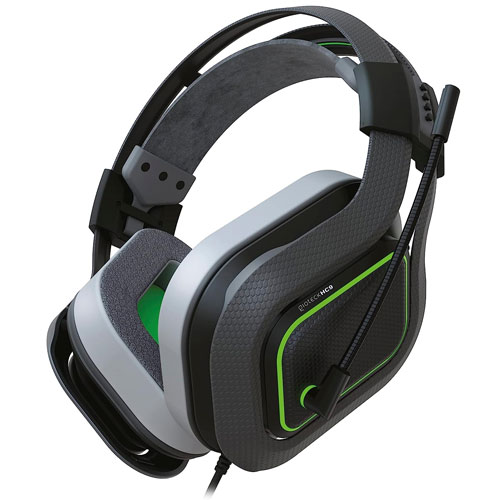 XBSX Headset Wired Gaming Black/Green HC-9