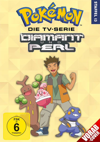 Pokemon  Staffel 13 (DVD) Diamant und Perl 
Min: 850/DD/VB  4Disc